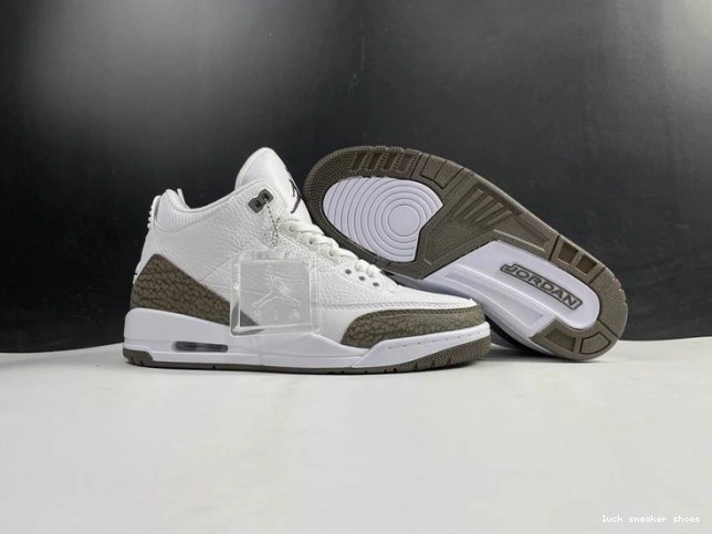 Reps LUCY Mocha (2018) Air Jordan 3 Retro 136064-122 0712